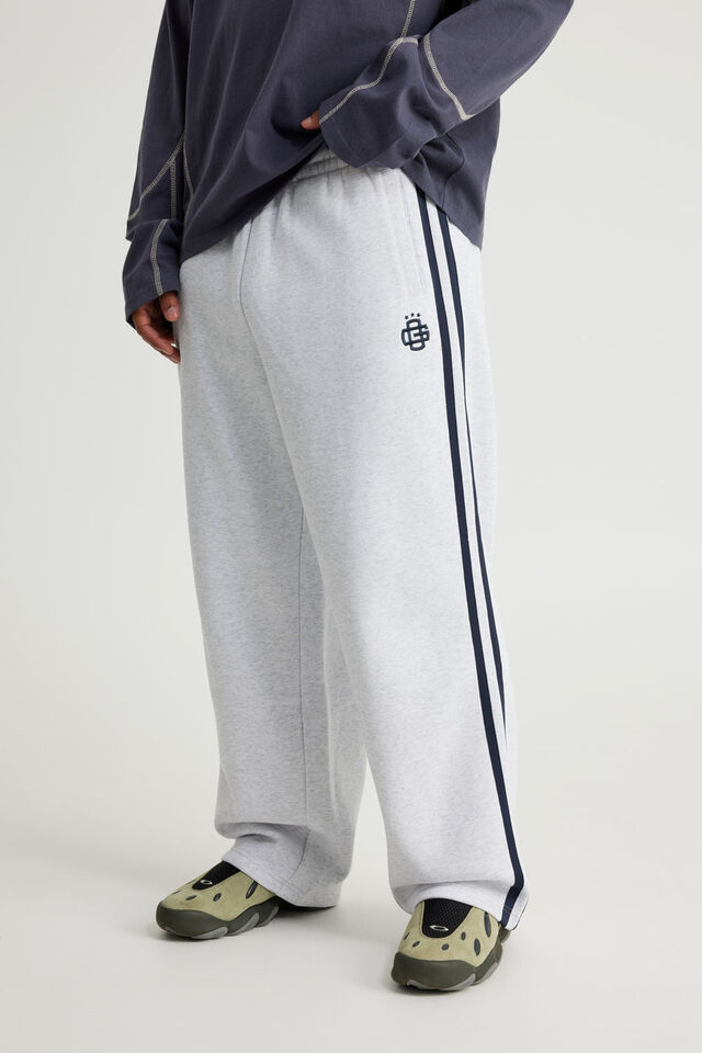 Baggy Trackpant, OG SILVER MARLE/TAPING