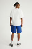 Half Half Pull On Short, TRUE BLUE/CONTRAST STITCH - example image 3