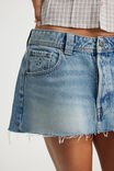 Ari Slouchy Mini Skirt, BUBBLEGUM ICE - example image 4