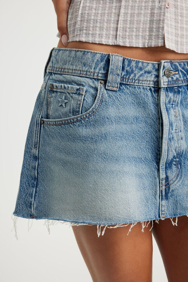 Ari Slouchy Mini Skirt, BUBBLEGUM ICE