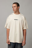 Half Half Oversized T Shirt, HH OFF WHITE/HALF HALF STARS - alternate image 1