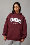 Lcn College Hoodie, LCN HAR BORDEAUX/HARVARD - alternate image 1