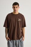 Box Fit Music Merch T Shirt, LCN BRA TUPAC BRACKEN/CREATED EQUALLY - alternate image 1
