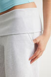 Wide Waistband Trackpant, SILVER MARLE - example image 4