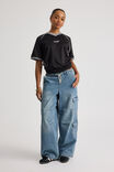 Sasha Utility Denim Pant, VENICE BLUE - alternate image 2