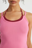 Layered Halter Cami, HYPER PINK/SHIRAZ - example image 4