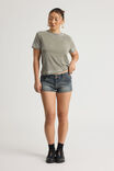 Notion Regular Graphic Tshirt, NTN PORTLAND MOSS BURNOUT - alternate image 2