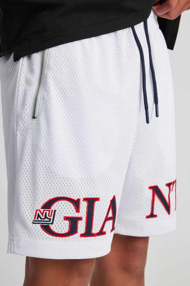 Nfl Basketball Short, LCN NFL WHITE/NY GIANTS LARGE