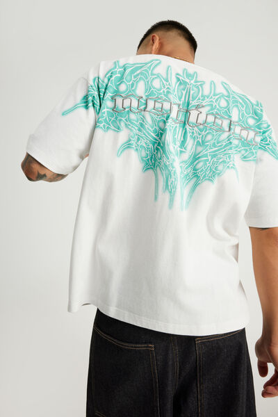 Notion Vintage Graphic Tshirt, NTN WHITE/DESTROY CROSS