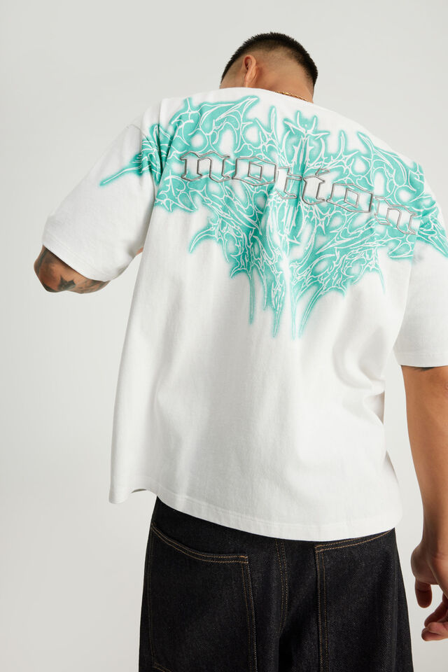 Notion Vintage Graphic Tshirt, NTN WHITE/DESTROY CROSS