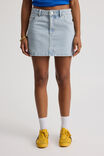 The Everyday Denim Skirt, FADED BLUE - alternate image 1