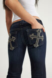 Twin Peak Bootcut Jean, AFTERPARTY INDIGO/PKT EMB - example image 4