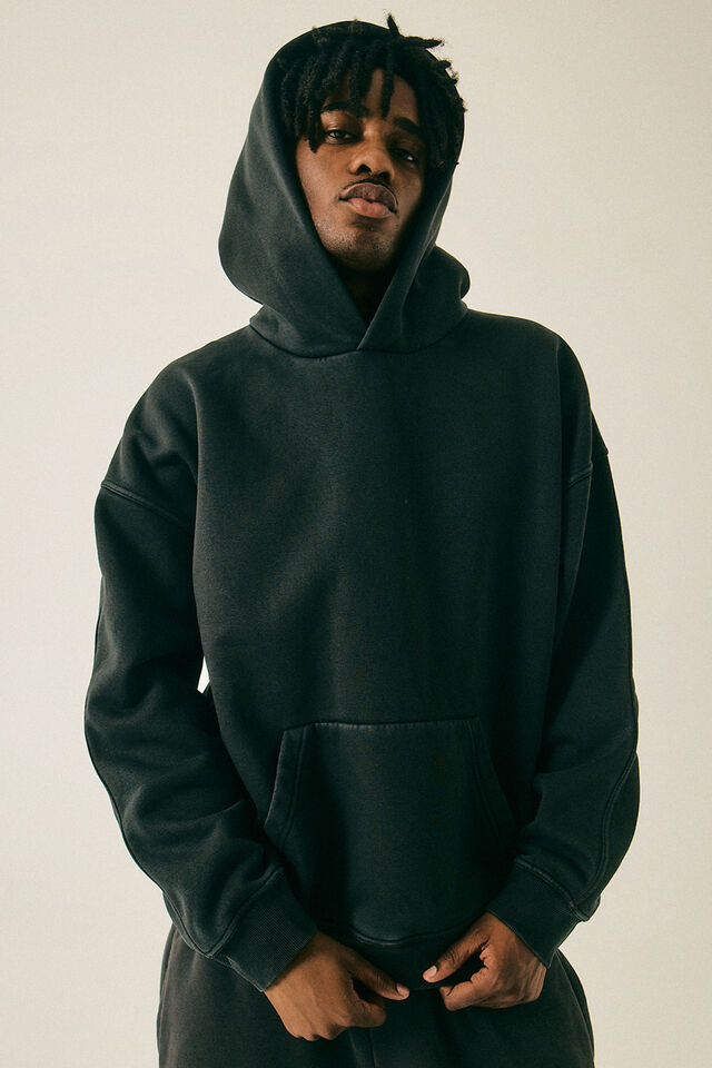 Authentics Premium Hoodie, WASHED BLACK