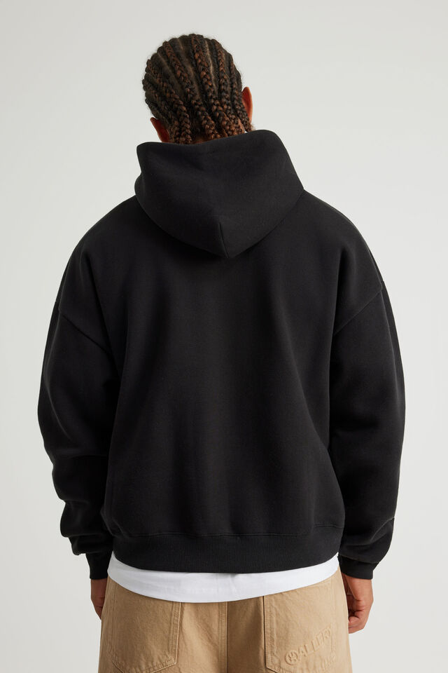 Spongebob Squarepants X Half Half Hoodie, LCN NIC BLACK/PLANKTON