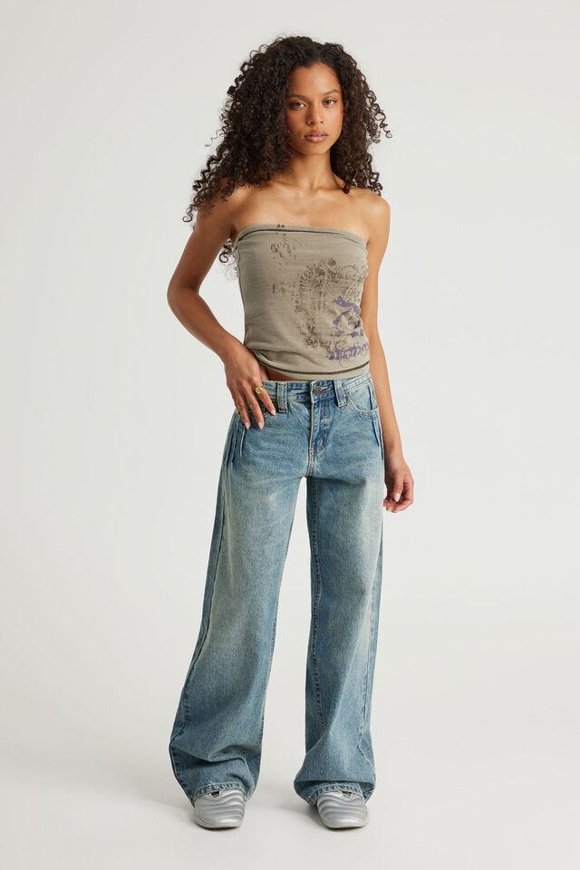 Graphic Bandeau, FROSTED BARK/GRUNGE 75