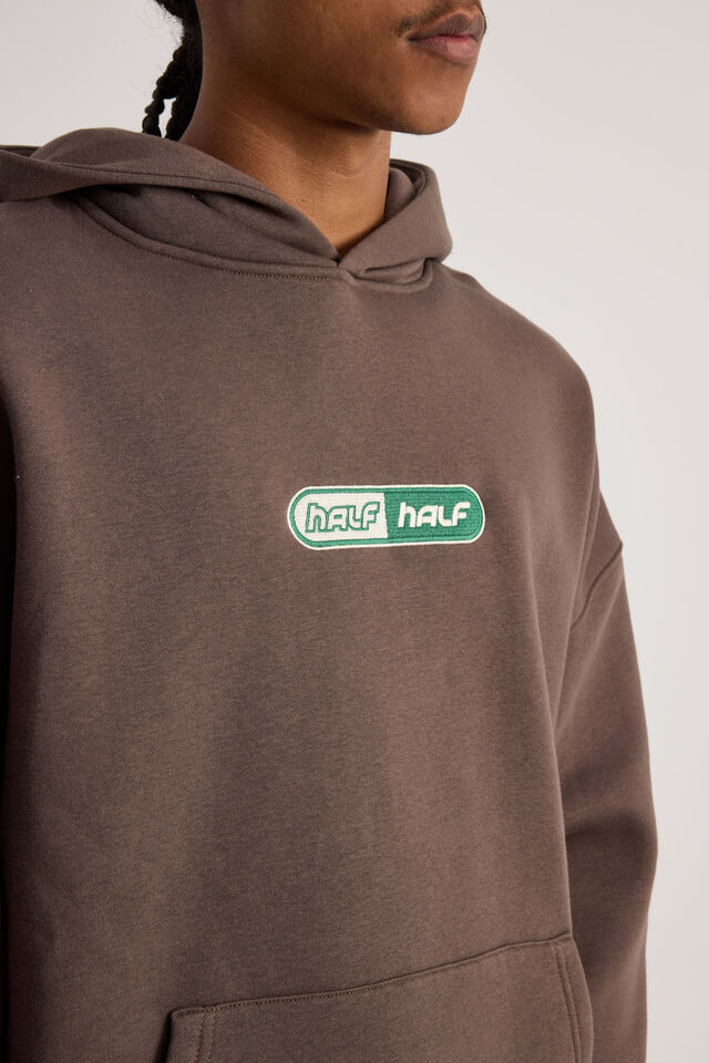 Half Half Hoodie, HH BRACKEN/HALF PILL