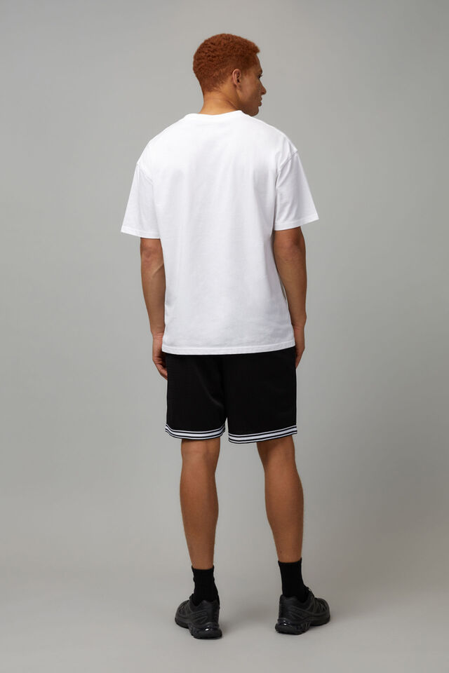 Simpsons Basketball Shorts, LCN SIM BLACK/SPRINGFIELD
