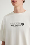 Box Fit Nfl Tshirt, LCN NFL CLOUD/RAIDERS CURVE SUPERSCRIPT - example image 4