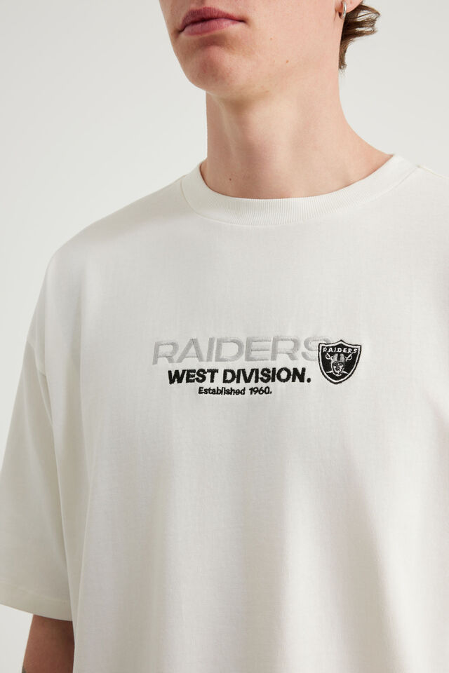 Box Fit Nfl Tshirt, LCN NFL CLOUD/RAIDERS CURVE SUPERSCRIPT