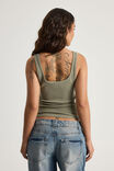 Graphic Scoop Neck Tank, KHAKI MIST/OPEN GALLERY - alternate image 4