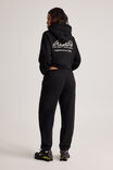 Cuffed Slouchy Trackpant, BLACK - alternate image 3