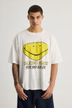 Box Fit Music Merch T Shirt, LCN WMG CLOUD/TALKING HEADS PSYCHO - alternate image 1