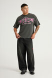 Notion Vintage Graphic Tshirt, NTN WASHED BLACK/CYBER SIGIL - example image 2