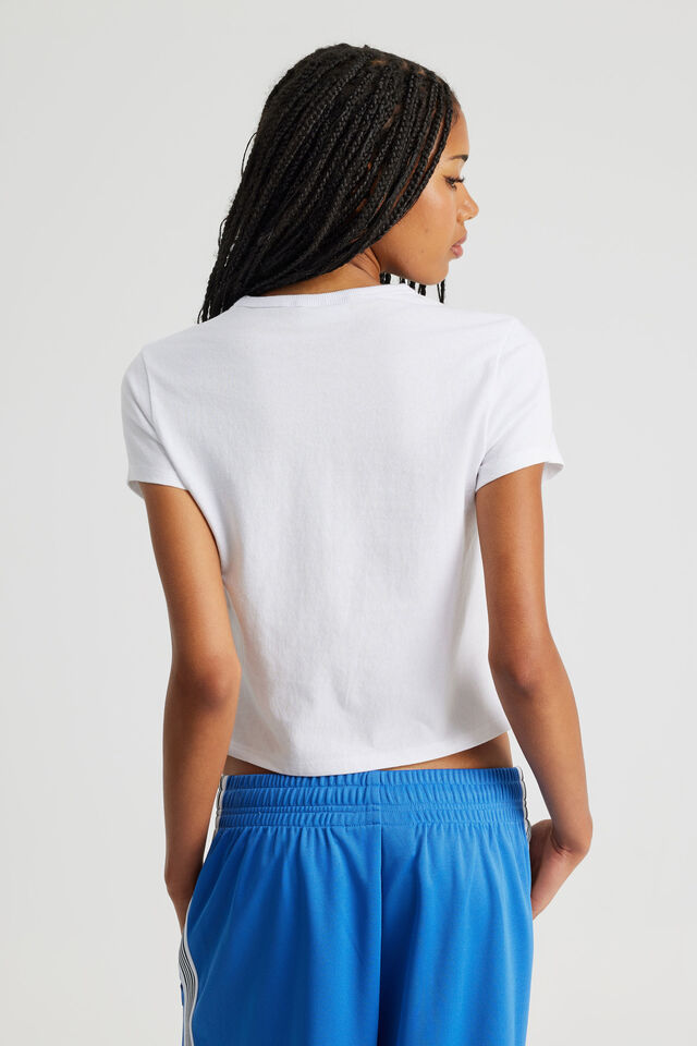 Authentics Short Sleeve Tee, WHITE