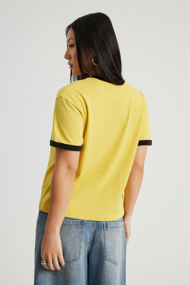 Mcdonalds Regular Tee, LCN MCD YELLOW/QUALITY YOU CAN TASTE