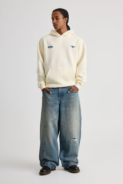 Half Half El Grande Baggy Jean, TIDAL BLUE/OIL WASH