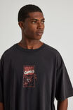 Marvel Box Fit Tshirt, LCN MAR WASHED BLACK/CARNAGE - alternate image 4