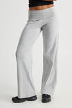 Roll Over Straight Leg Pant, GREY MARLE - alternate image 2