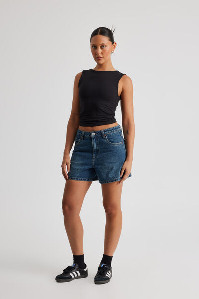 90 S Classic Denim Short, DIRTY INDIGO