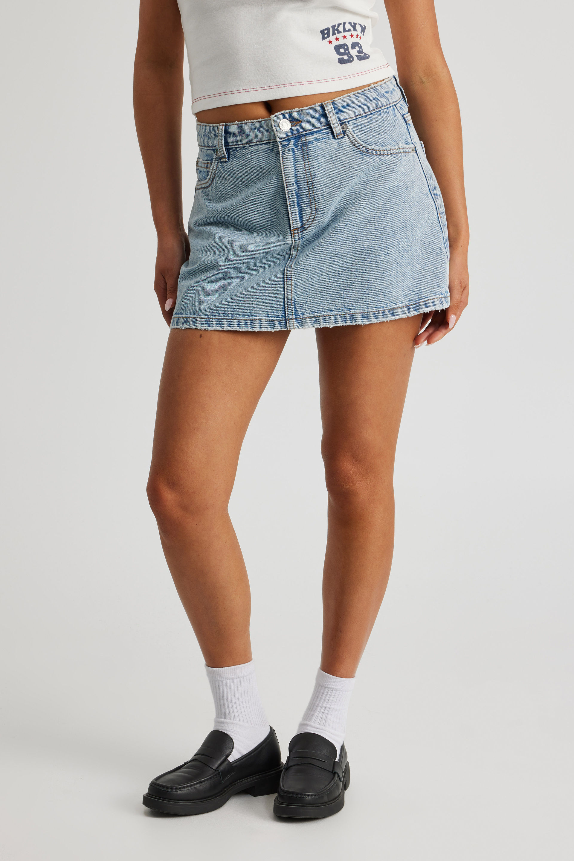 Everyday Denim Mini Skirt