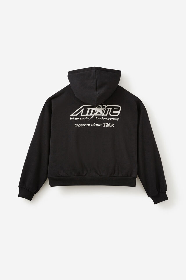 Chloe Hoodie, BLACK/AMORE STUDIO