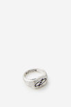 Notion Signet Ring, ANTIQUE SILVER - alternate image 1