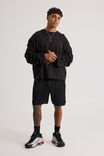 Nfl Basketball Short, LCN NFL BLACK/RAIDERS BLACK STEALTH - alternate image 2