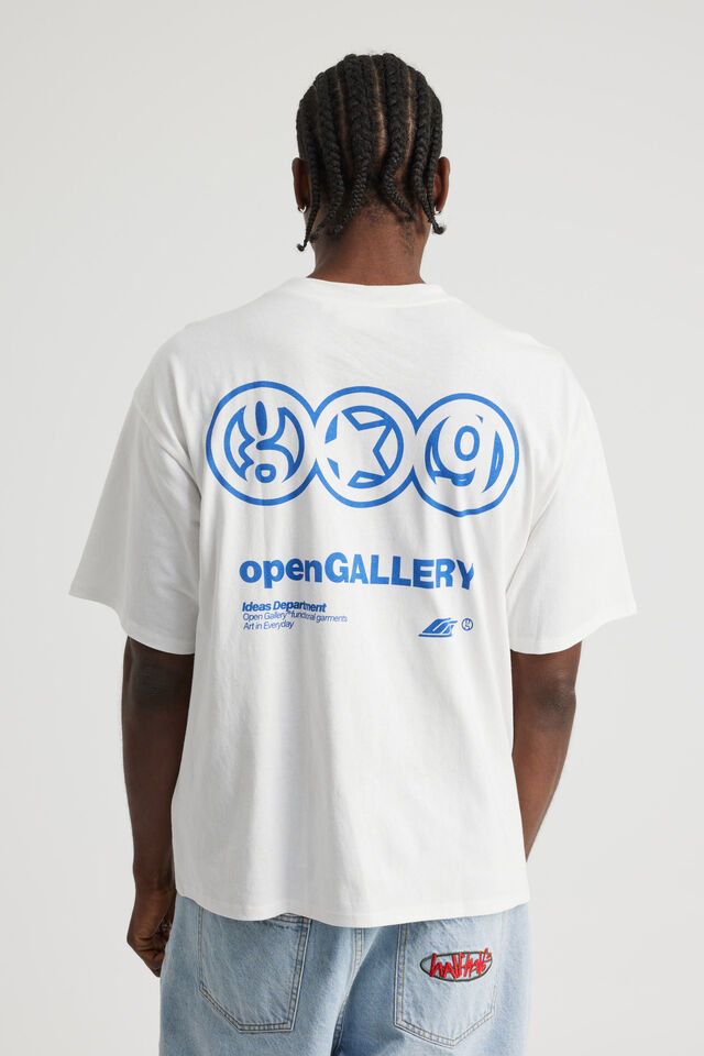 Open Gallery Box Fit Tshirt, OG CLOUD/IDEAS DEPT