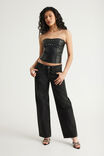 Luca Low Rise Jean, BACKSTAGE BLACK - example image 2