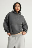 Notion Boxy Hoodie, NTN WASHED BLACK/ANGEL OR DEMON - example image 5
