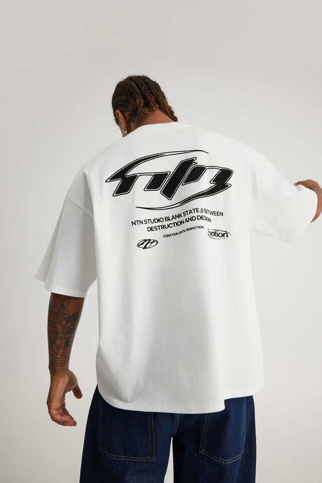 Notion Vintage Graphic Tshirt, NTN CLOUD/BLANK STATE