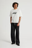 Open Gallery Baggy Jean, PLEATED RAW BLACK - alternate image 2