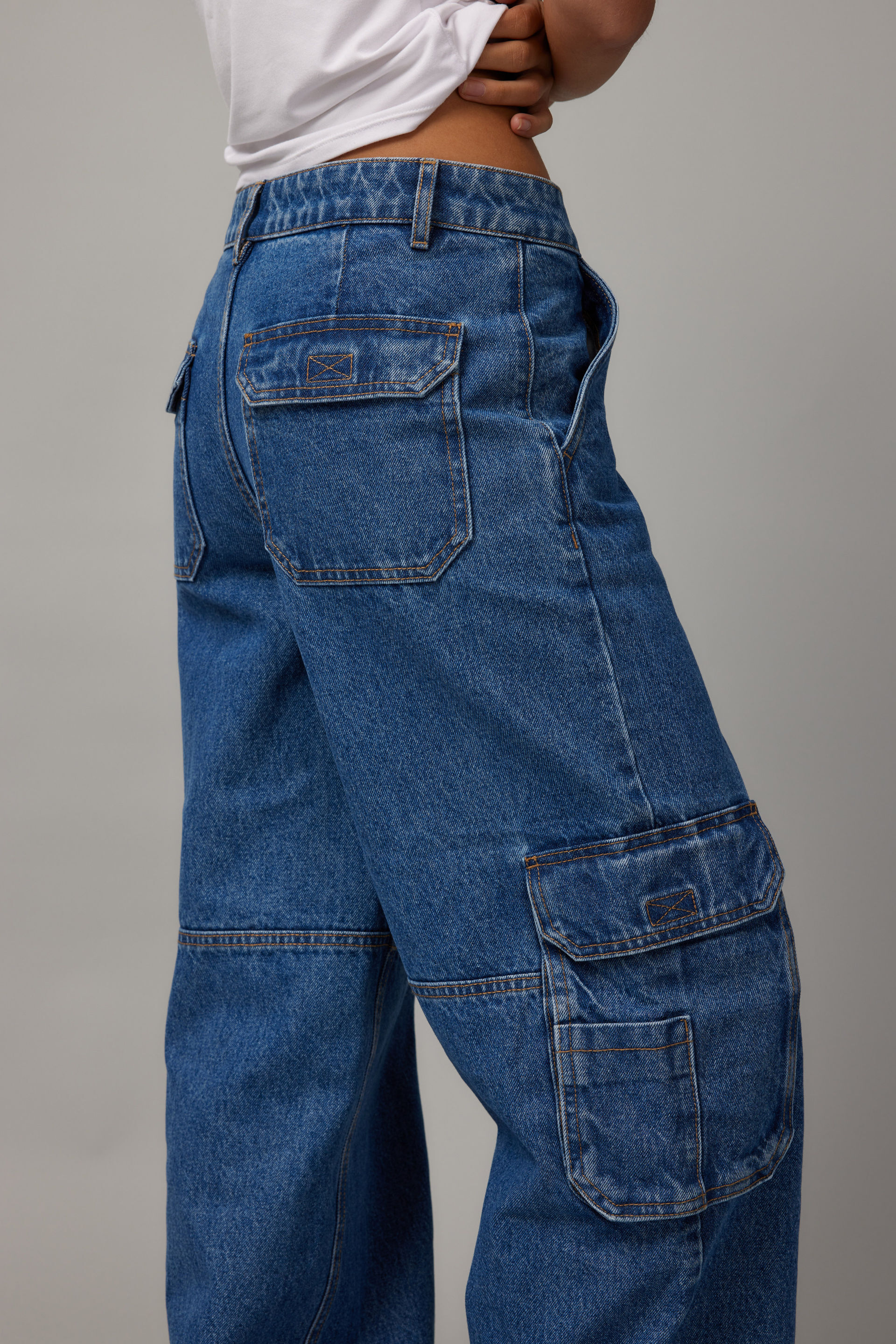 Baggy cargo jeans deals
