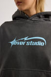 Chloe Hoodie, WASHED BLACK/LOVER STUDIO - alternate image 4