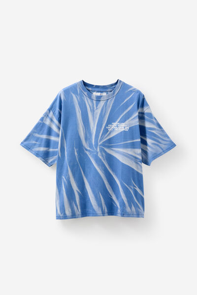 Open Gallery Box Fit Tshirt, OG MALLORCA BLUE SUNBLEACHED/FUNCTIONAL