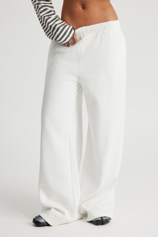 Classic Wide Leg Trackpant, FOAM