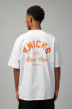 Oversized Nba T Shirt, LCN NBA SILVER MARLE/KNICKS SCRIPT - alternate image 3