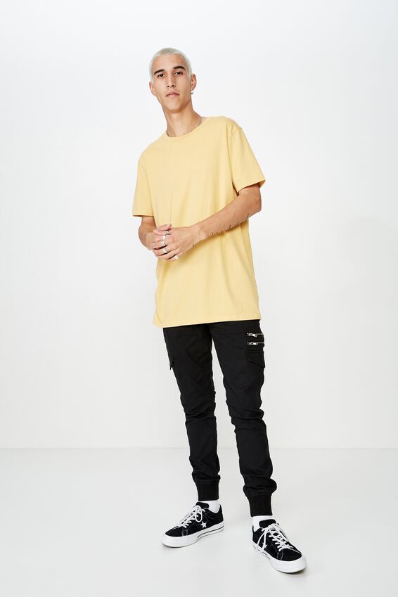 Longline T Shirt, NEW WHEAT