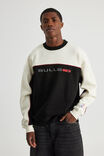 Panelled Nba Crew, LCN NBA WINTER WHITE/BLACK Y2K BULLS - alternate image 1
