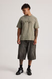 Half Half El Grande Denim Short, GREY PINTUCK - alternate image 2